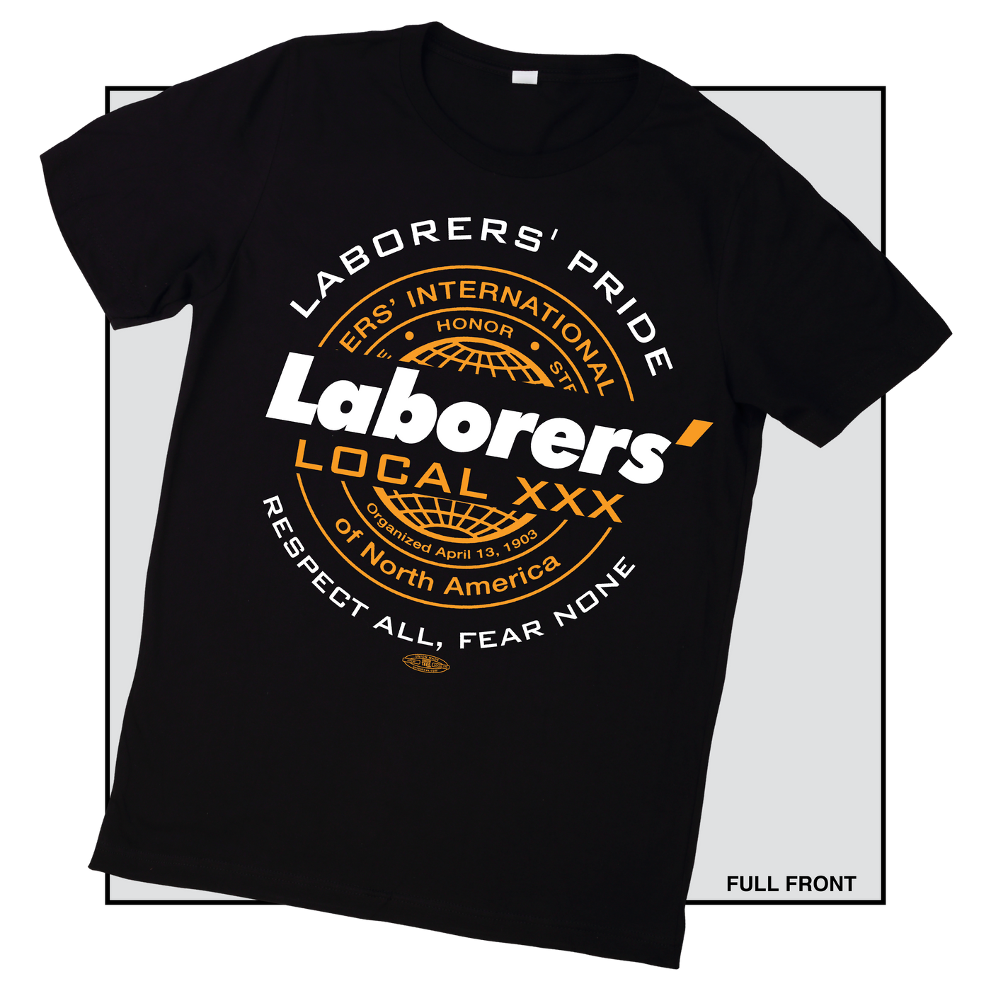 Laborers' Pride - Front