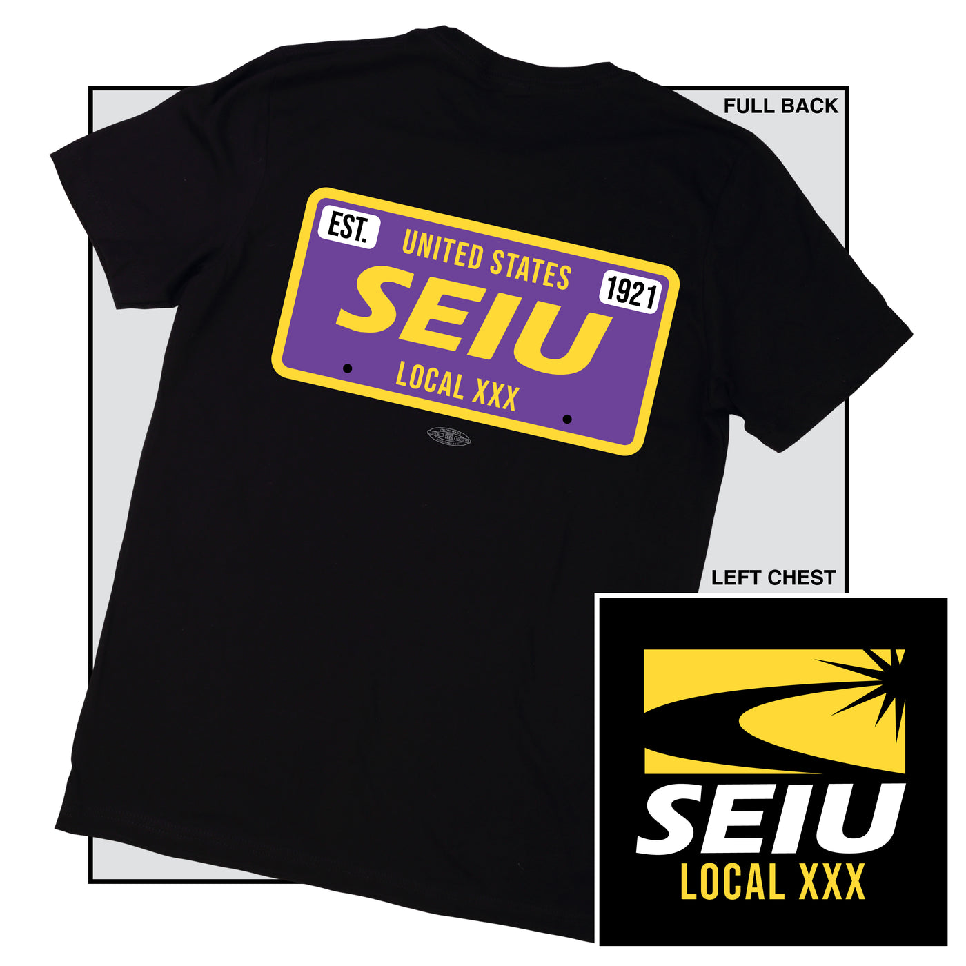 SEIU Plate