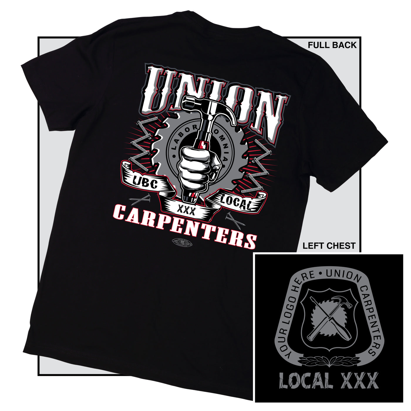 Torrid - Carpenters design on a union made t-shirt